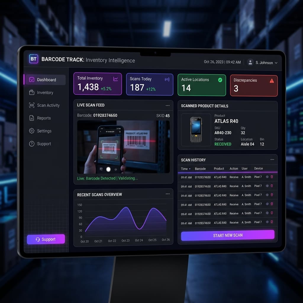 WMSBIZ Barcode Technology & Mobile Scanning Interface